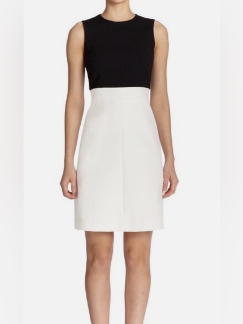 Theory Black/White Dress